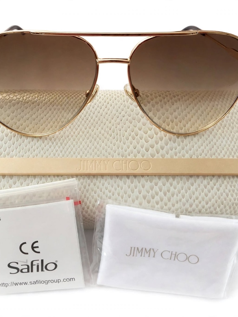 Authentic Jimmy Choo Aviator Sunglasses MOD 146